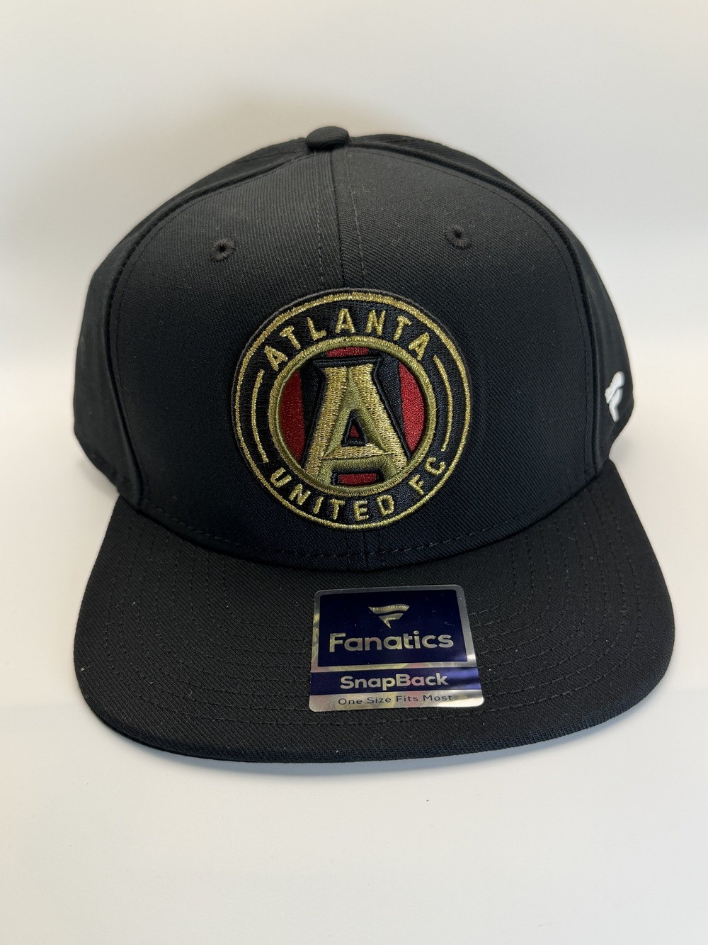 Atlanta United FC Fanatics Black Snapback Hat Adjustable One Size